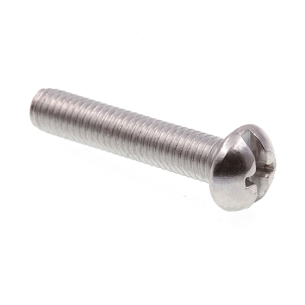Prime-Line Machine Screw, Round, Phil/Sltd Comb Drive No. 10-32 X 1in 18-8 Stainless Steel 100PK 9004272 - main